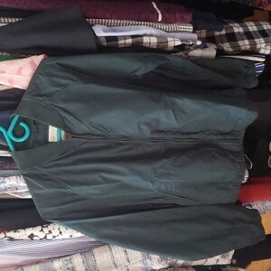 Gap men's dark green light bomber jacket medium
